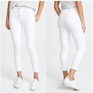 L'AGENCE margot hgh rise skinny white jeans 28